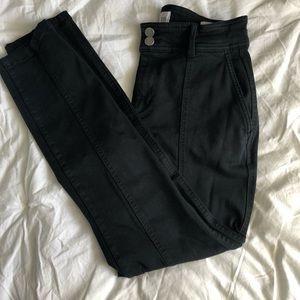 GAP black high rise skinny pants
